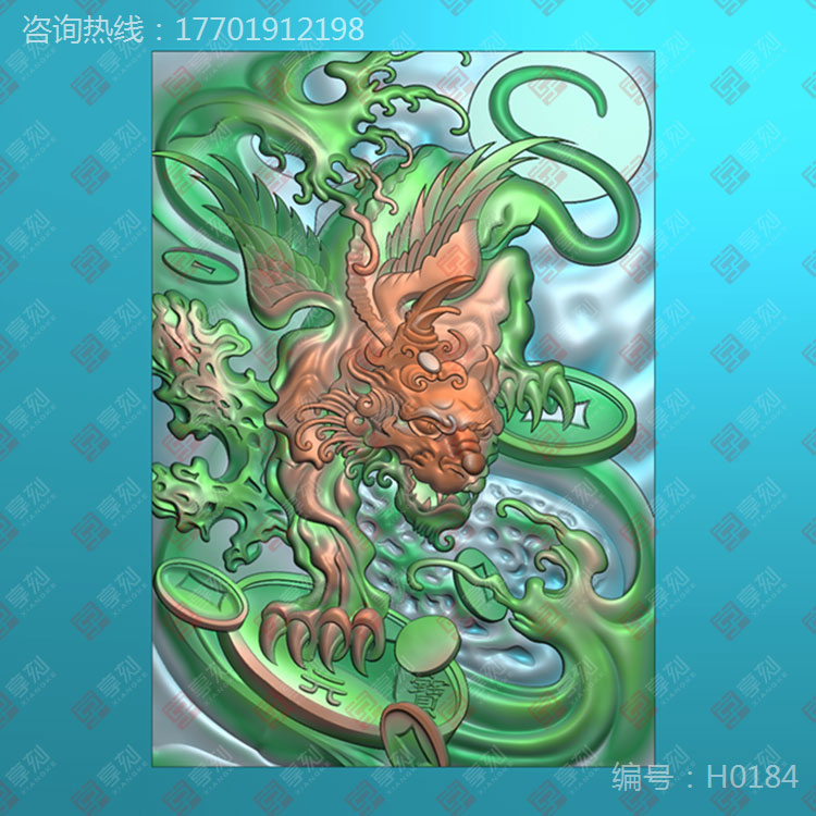 貔貅雕刻图案大全