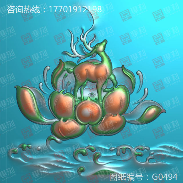 花件玉雕图纸