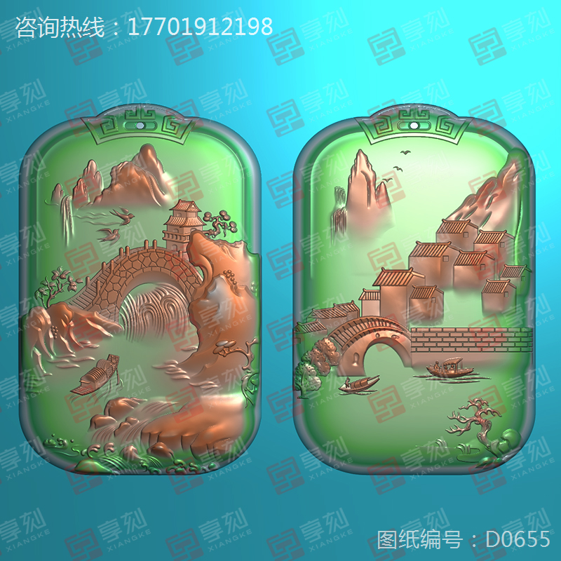 白玉雕刻练习图案
