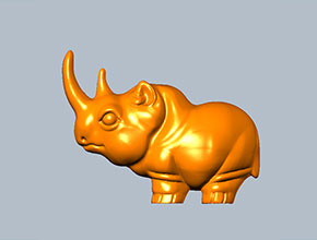 犀利摆件工艺品3d模型图精雕玉雕图_享刻数控雕