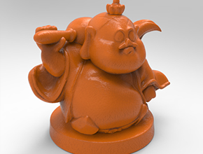 太乙真人立体摆件3d打印模型STL 享刻五轴雕刻机
