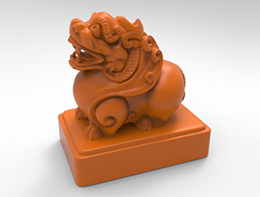 立体貔貅3d雕刻模型图纸_享刻五轴雕刻机厂家